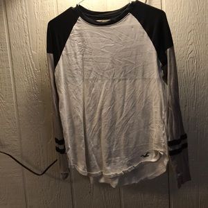 Black and white long sleeve